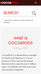 Mobile Screenshot of cocoapods.org